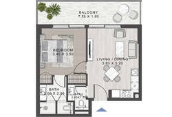 1 bedroom apartment